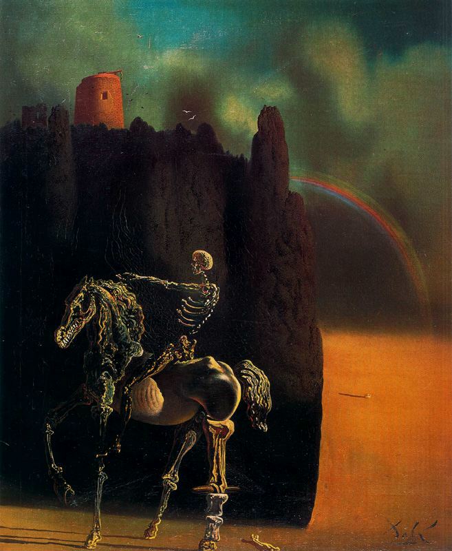 el jinete de la muerte - dali